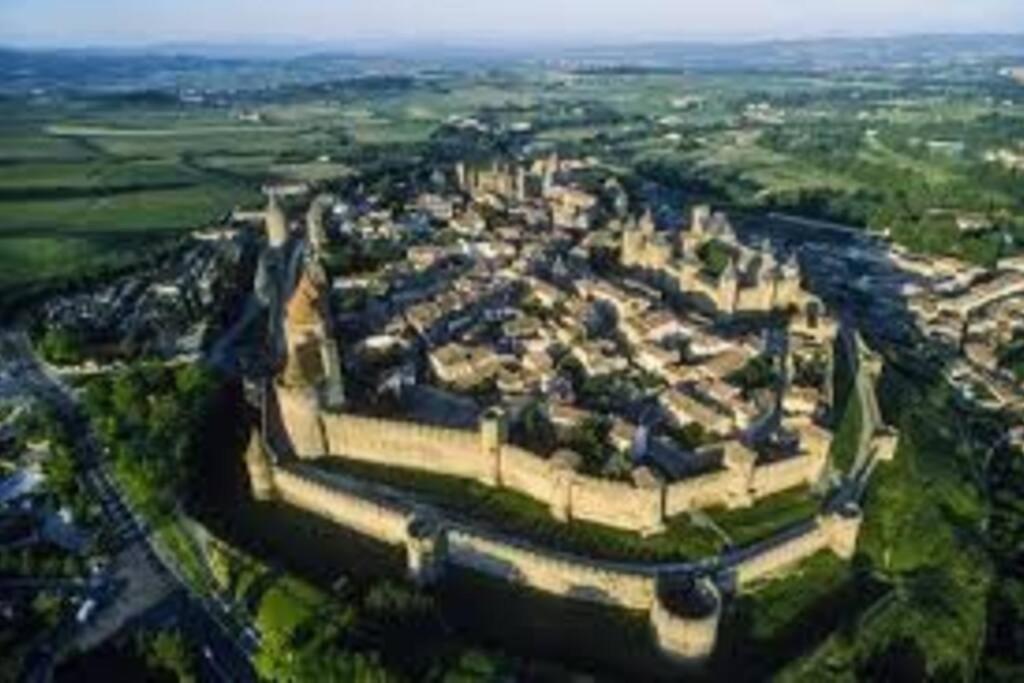 Spacieux appartement au pied de la cité médiévale Carcassonne Esterno foto